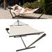 Vita5 Hangmat met Standaard en Spreidstok – 2 Persoons – Beige