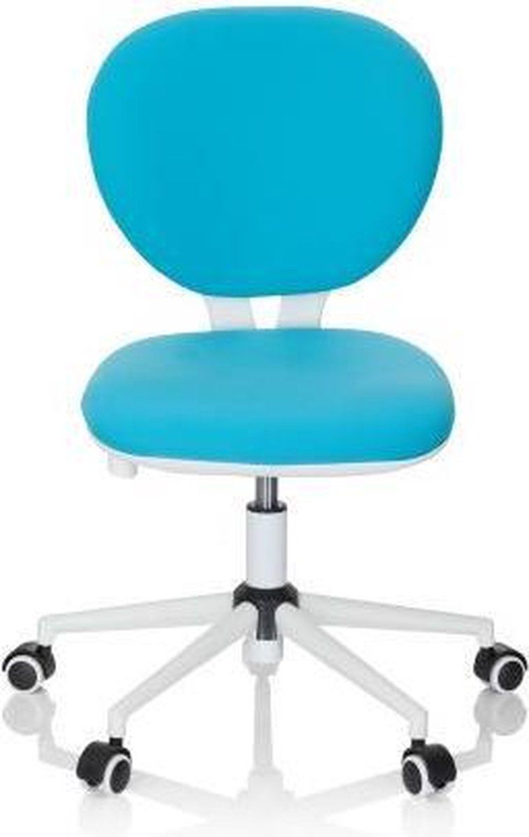 HJH OFFICE KID Vivo Kinder Bureaustoel - Turkoois - Stof