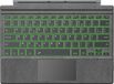 TiMOVO Clavier AZERTY sans fil à LED pour Microsoft Surface Pro gris