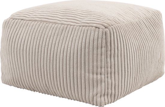 icon - Amara Poef - Zitzak Poefje - Ribfluweel - Beige