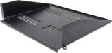 XtendLan Police, 400mm, universel, 2U, capacité de charge 45 kg, noir, préparé