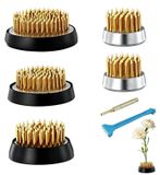 Laiton Kenzan support de fleurs set de 5