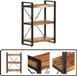vidaXL Boekenkast met 3 schappen 60x30x80 cm massief gerecycled hout