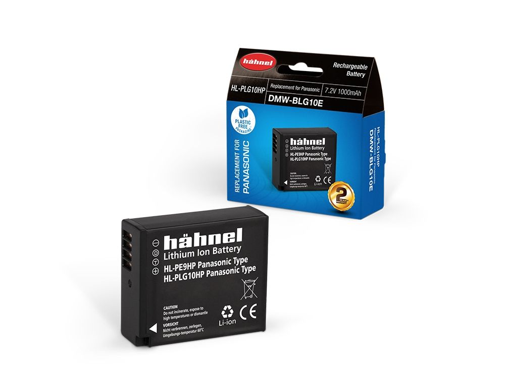 Hahnel HL-PLG10HP Camera Battery for Panasonic DMW-BLG10E - 1000 mAh