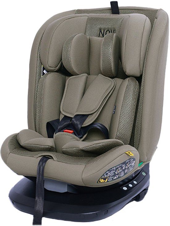 Novi Baby® Goliath Go I-size Autostoel - Groep 0-1-2-3 - Isofix - Draaibaar - Taupe Go