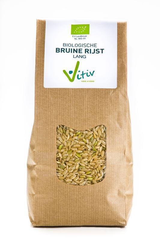 Vitiv Rijst bruin lang 1000 G