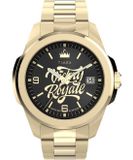 Timex x Fortnite Essex TW2Y47200 Horloge - Staal - Goudkleurig - Ø 45 mm