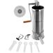 BROWIN® Handmatige worstvuller van roestvrij staal 311006 | 5 kg verticale worstmachine | worstmachine voor keuken en restaurants | worstpers | machine voor zelfgemaakte worst, cevapcici en cannelloni