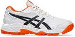 Asics Gel-Peake 3 GS White/Midnight Junior Hockey Shoes Unisex Kids Size 37.5