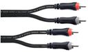 Cordial 14837 audio kabel 3 m 2 x RCA Zwart, Rood