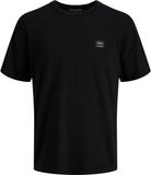 JACK & JONES PLUS- JJCLEVELAND TEE SS CREW NECK PLS Heren T-shirt Zwart 4XL