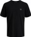 JACK & JONES PLUS- JJCLEVELAND TEE SS CREW NECK PLS Heren T-shirt Zwart 4XL