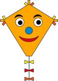 Invento Eenlijnskindervlieger Eddy Happy Face 45 X 50 Cm Oranje