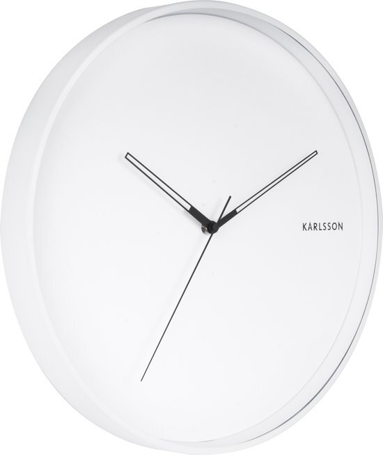 Karlsson Wall clock Hue metal white