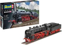 Revell Modelbouwpakket Militaire voertuigen - 02168 Express locomotive S3/6 BR18(5) with Tender 2-2-T Plastic - 1:87 - Modelbouw