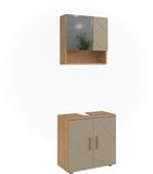 Vicco Badkamermeubelset Irma, Beige, 2-delig
