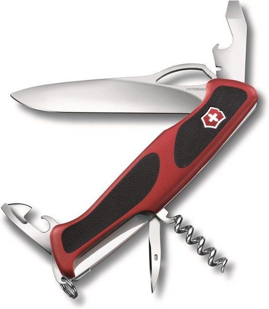 Victorinox RangerGrip 61 Zakmes - 11 Functies - Rood/Zwart