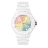 Ice-Watch - ICE generation Sunset rainbow - Wit dameshorloge met siliconen armband - 019153 (Medium)