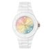 Ice-Watch - ICE generation Sunset rainbow - Wit dameshorloge met siliconen armband - 019153 (Medium)