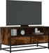 Prolenta Maison Exclusive - TV-meubel van gerookt eikenhout, 80x34,5x40 cm, gemaakt van houtvezel en metaal