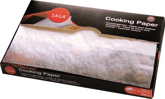 Bartscher Bakpapier 1/2 GN Rechthoek Papier 35.70 cm x 29.50 cm 100 stuks