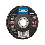 Draper 83157 Zirkoniumoxide Flap Disc, 115 x 22.23mm, 40 Grit