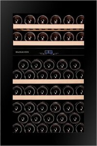 Dunavox Glance-49 - Inbouw wijnkoelkast Nismaat 88- 49 flessen- 2 T°