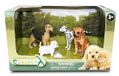 Collecta Coffret Cadeau / Chiens : SET 4 pièces Chiens, en boîte cadeau 22x13x13cm
