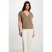 Morgan gemêleerde top met glitters - beige