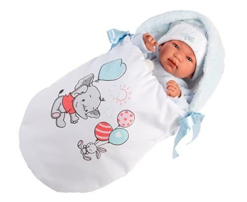 Symag Llorens 84451 Spaanse wijnende babypop Tino 44 cm