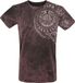 Outer Vision Burned Magic Heren T-shirt - bordeaux - XXL