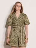 Apricot Mini-jurk met sjaalprint