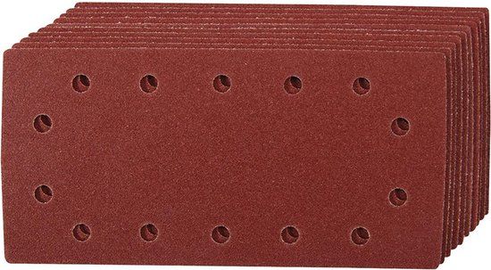 Silverline 115 x 230 mm geperforeerde klittenband schuurvellen, 10 Stuks 240 korrelgrofte