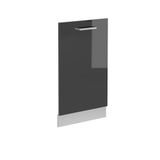 Vicco R-Line Vaatwasserfrontpaneel – 45 cm Antraciet Hoogglans