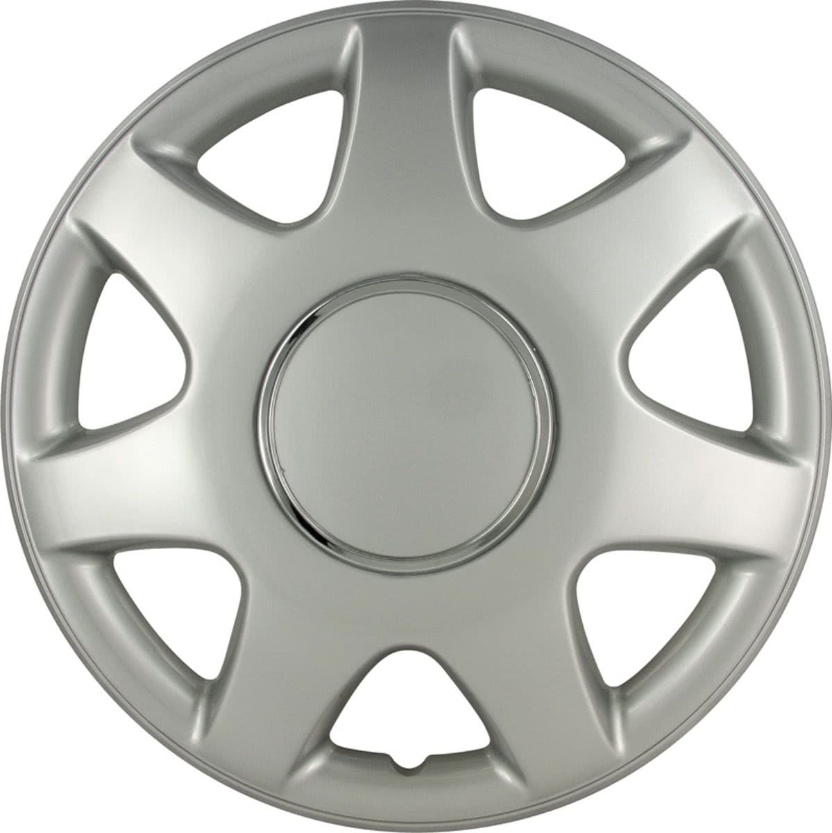 AutoStyle 4-Delige Wieldoppenset Florida 15-inch Zilver