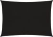 vidaXL Zonnezeil 160 g/m² 4x5 m HDPE Zwart
