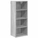 vidaXL Hangkast Riga Grijs Sonoma 40 x 29,5 x 100 cm Bewerkt hout