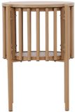 Hioshop Rubbo bijzettafel 1 plank naturel.