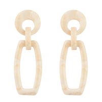 Club Manhattan oorbellen Ivory tortoise ecru