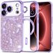 Techsuit - Luxury Glitter MagSafe - iPhone 17 Pro Max - Light Purple
