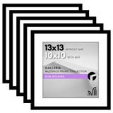 Americanflat 13 x 13 fotolijst, set van 5 inch zwart