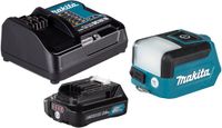 Makita ML 107 DSA1 acculamp 12 V max. 200 lm LED + 1x accu 2,0 Ah + oplader