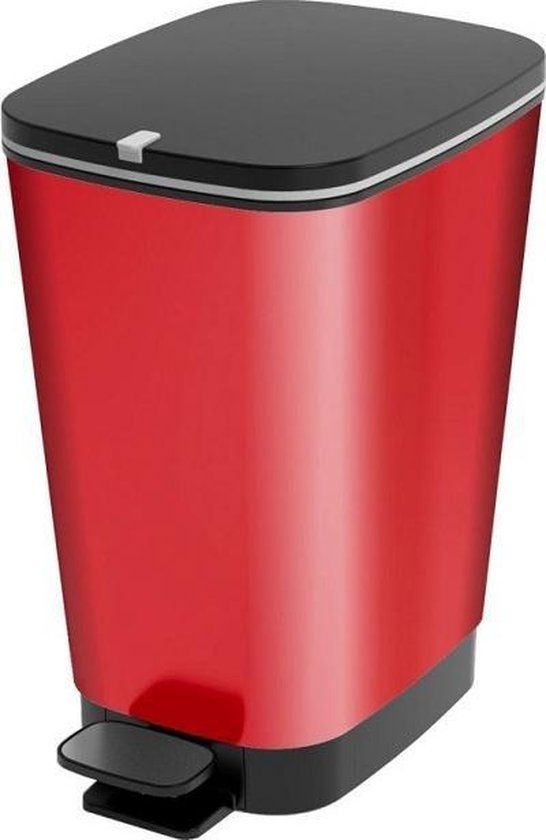 KiS-KiS Chic Bin Pedaalemmer - 23L - Rood
