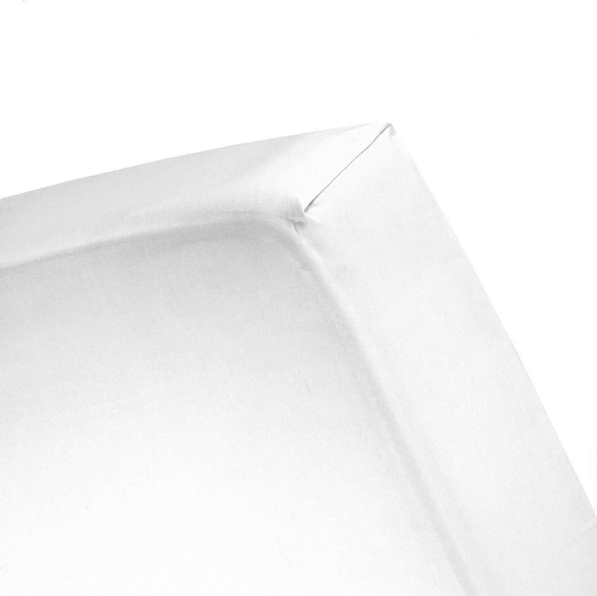 Cinderella Hoeslaken Jersey 160x220 cm - Wit - Katoen