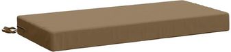 vidaXL - Coussin de banc - SOEST - 100% Polyester - Taupe - 80 x 40 x 8 cm