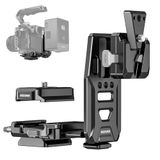 NEEWER V-Mount batterijplaat met NAVO-rails, Arca Type grondplaat voor RS4 Pro RS3 Pro Gimbal, modulaire DSLR Camera Video Rig Compatibel met SmallRig V Lock Batterij Camera Cage, PS016