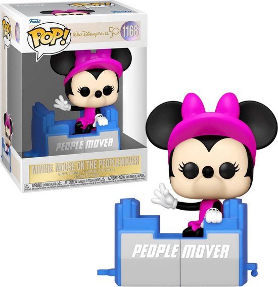 Funko Pop! Disney: Walt Disney World 50th Anniversary - People Mover Minnie Mouse Figure