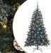 vidaXL Kunstkerstboom Groen 150 cm PVC en Plastic en Staal