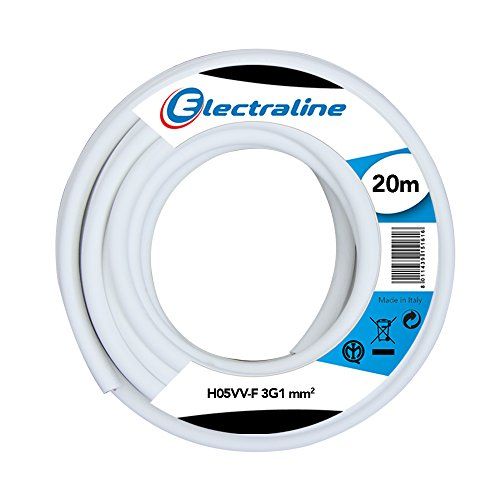 Electraline 11725 Kabelhaspel - 20 meter - Wit