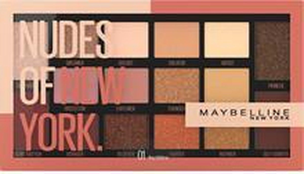 Maybelline Nudes Of New York Oogschaduw Palette - 3600531592974